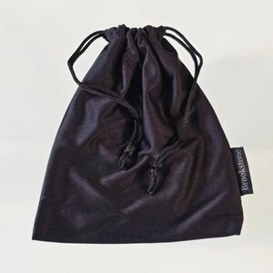 Brookstone Black Drawstring Dust Bag 7" x 6"